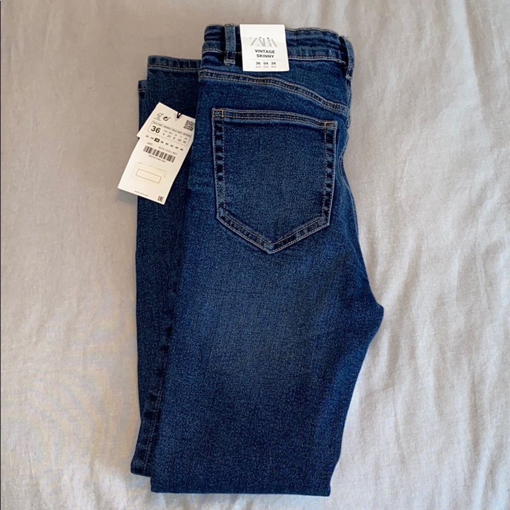 Zara vintage skinny jeans - hi-rise ankle